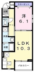 グリーン　フィールド　松見町の物件間取画像